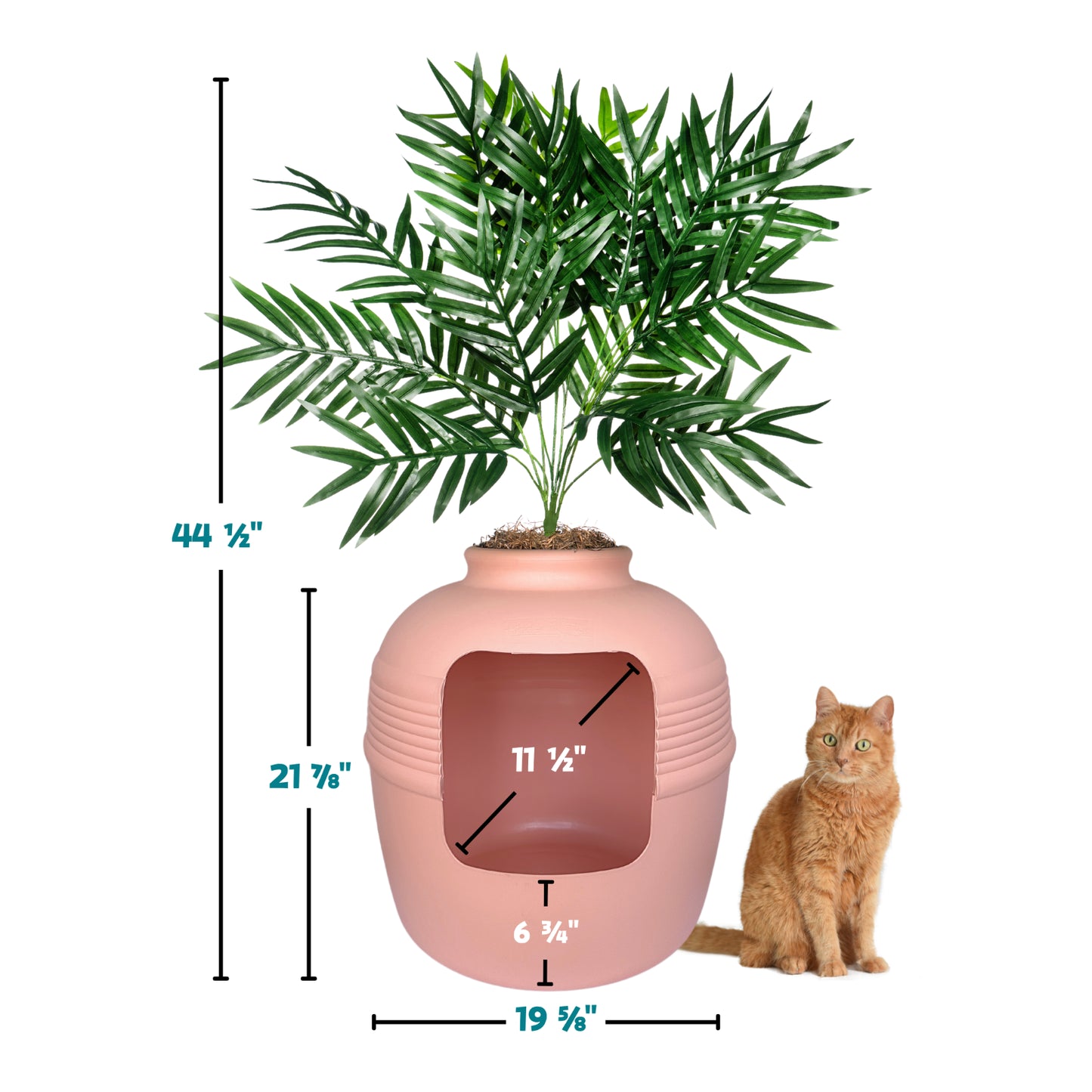 Original Hidden Litter Box Planter, Hooded Litter Box, Fake Plant Good Pet Stuff