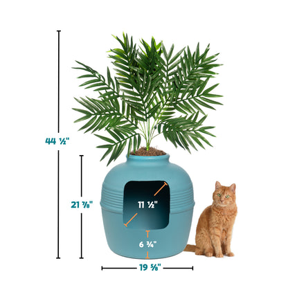 Original Hidden Litter Box Planter, Hooded Litter Box, Fake Plant Good Pet Stuff