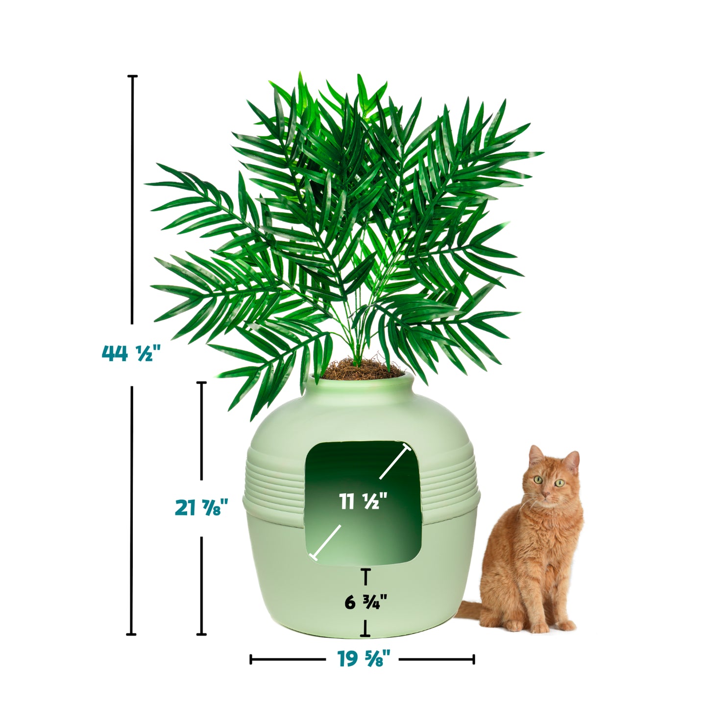 Original Hidden Litter Box Planter, Hooded Litter Box, Fake Plant Good Pet Stuff