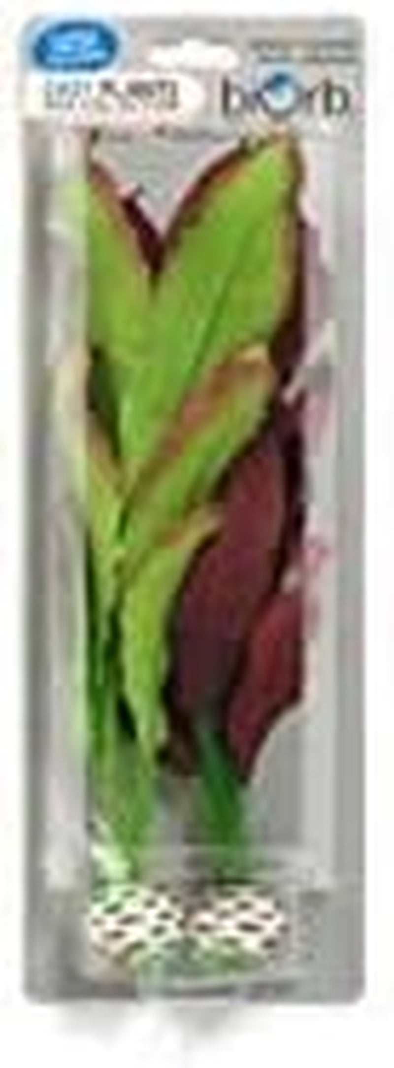 Silk Plant Set Medium Green & Purple