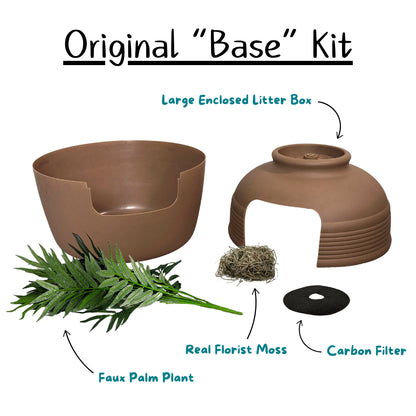 Original Hidden Litter Box Planter, Hooded Litter Box, Fake Plant Good Pet Stuff
