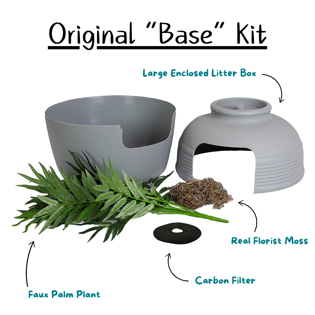 Original Hidden Litter Box Planter, Hooded Litter Box, Fake Plant Good Pet Stuff
