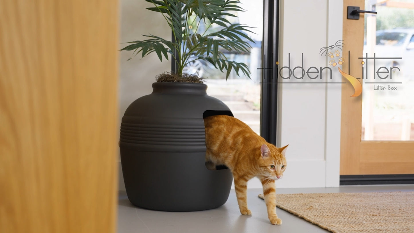Original Hidden Litter Box Planter, Hooded Litter Box, Fake Plant Good Pet Stuff