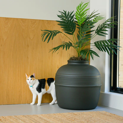 Original Hidden Litter Box Planter, Hooded Litter Box, Fake Plant Good Pet Stuff
