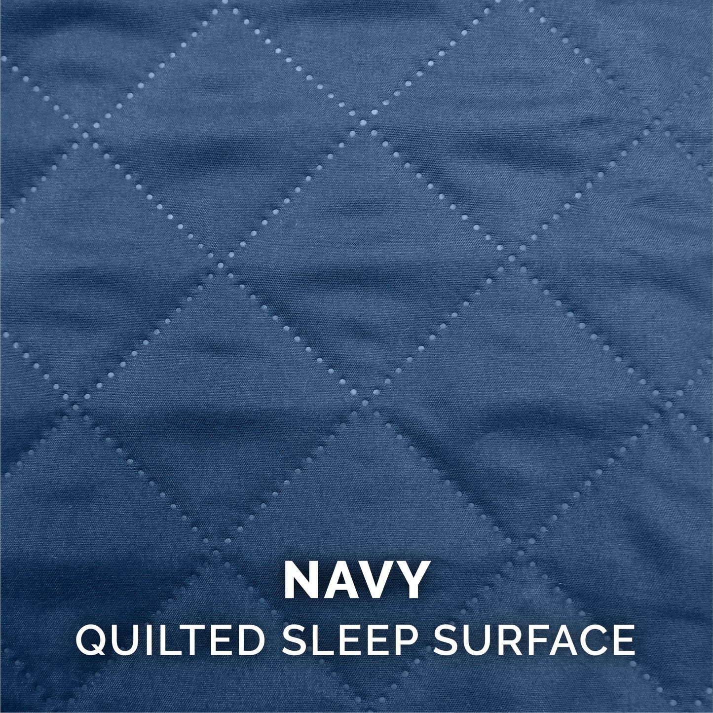 Pet Products Quilted Orthopedic Sofa Pet Bed for Dogs & Cats - Navy, Jumbo